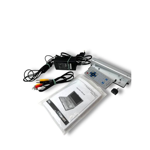Polaroid 7" Portable DVD Player PDM-0723 Silver Working Original Box - Picture 3 of 16
